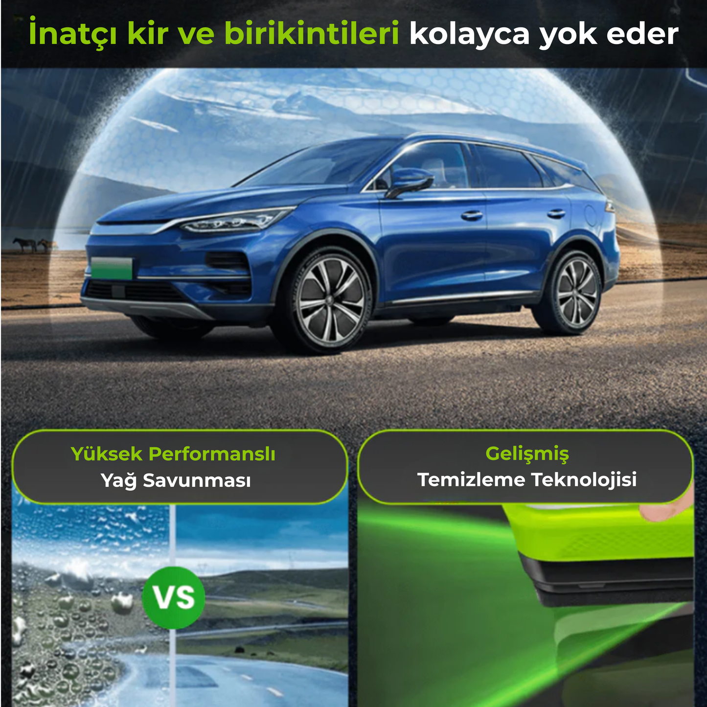 Clear Car™ Kristal Temizlik Cam Silecek