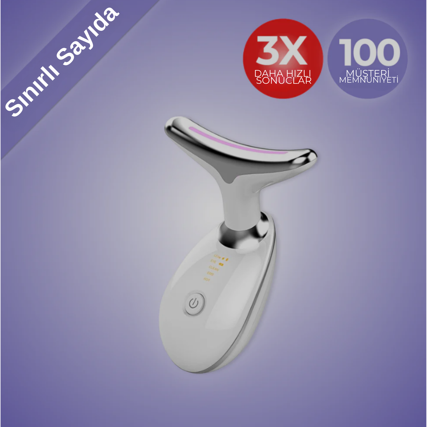 Novaskin Pro ™ Mikro Masaj Yüz Germe Cihazı