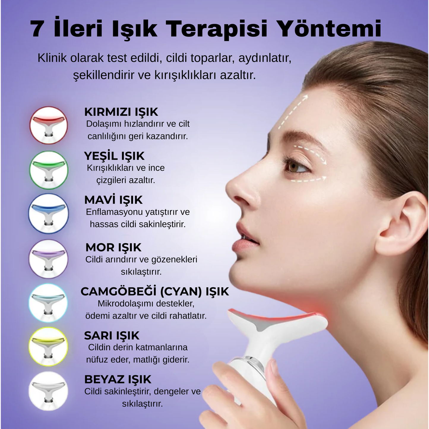Novaskin Pro ™ Mikro Masaj Yüz Germe Cihazı