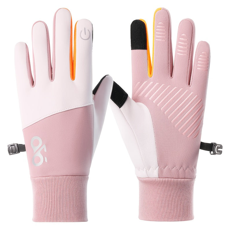 Gants de vélo enfant rose