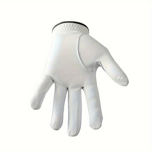 Gant de golf femme cuir, vue de la fermeture au poignet
