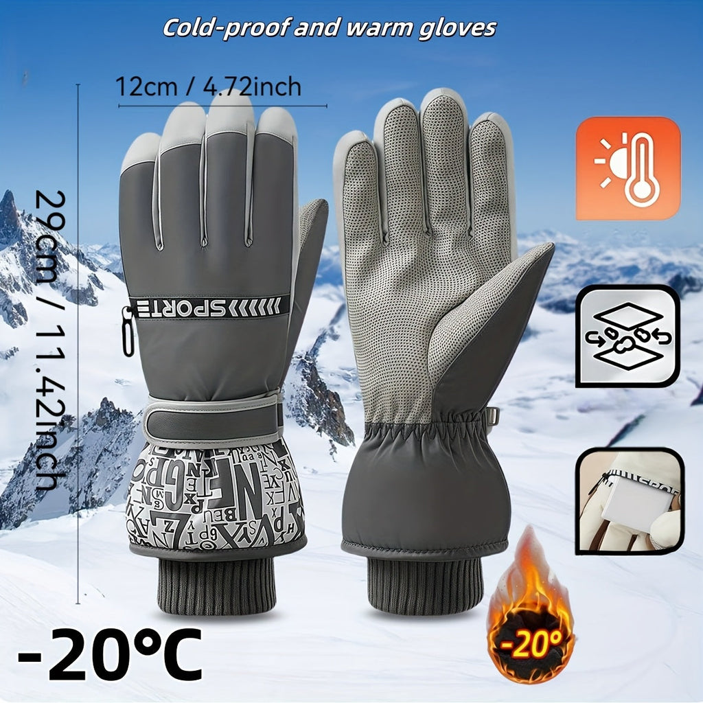 Gants homme gris clair
