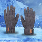 Gants en tricot de laine d'alpaga