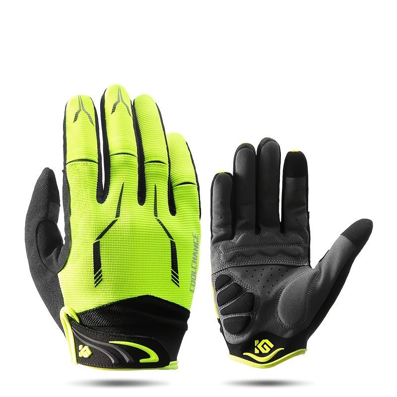 Gants de vélo vert