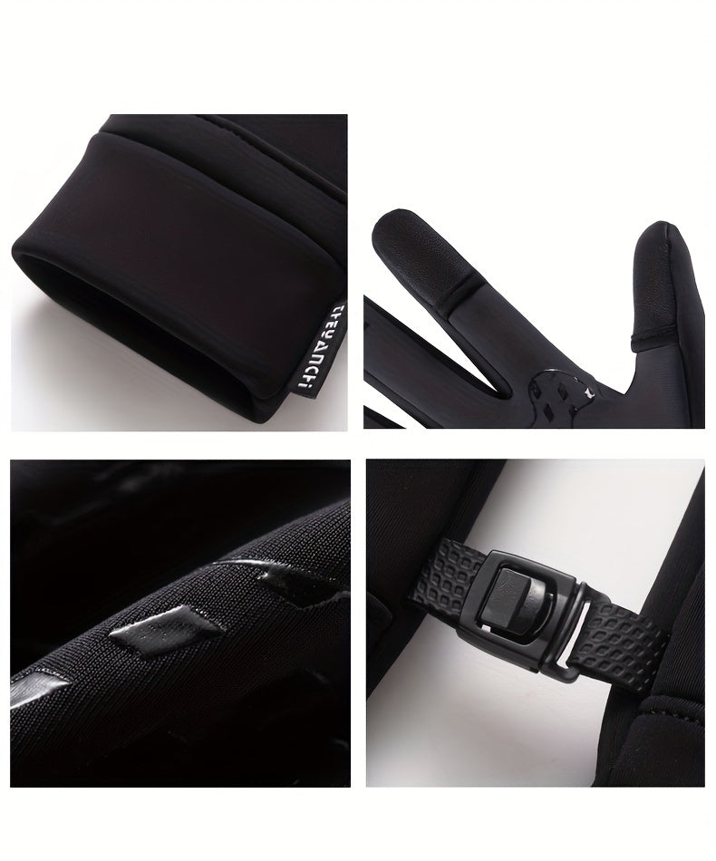Gants tactiles, vue détail
