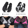 Gants de ski, bande côtelée