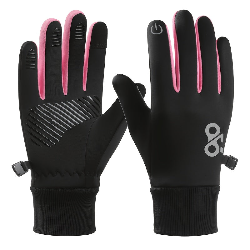 Gants de vélo enfant coloris rose