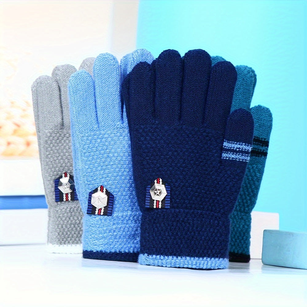 Gants enfant, présentation des quatre coloris