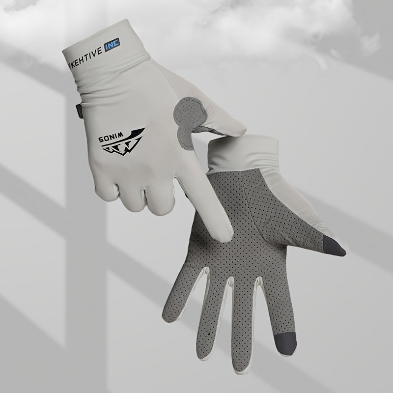 Gants de vélo gris
