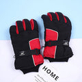 Gants de ski enfant coloris rouge
