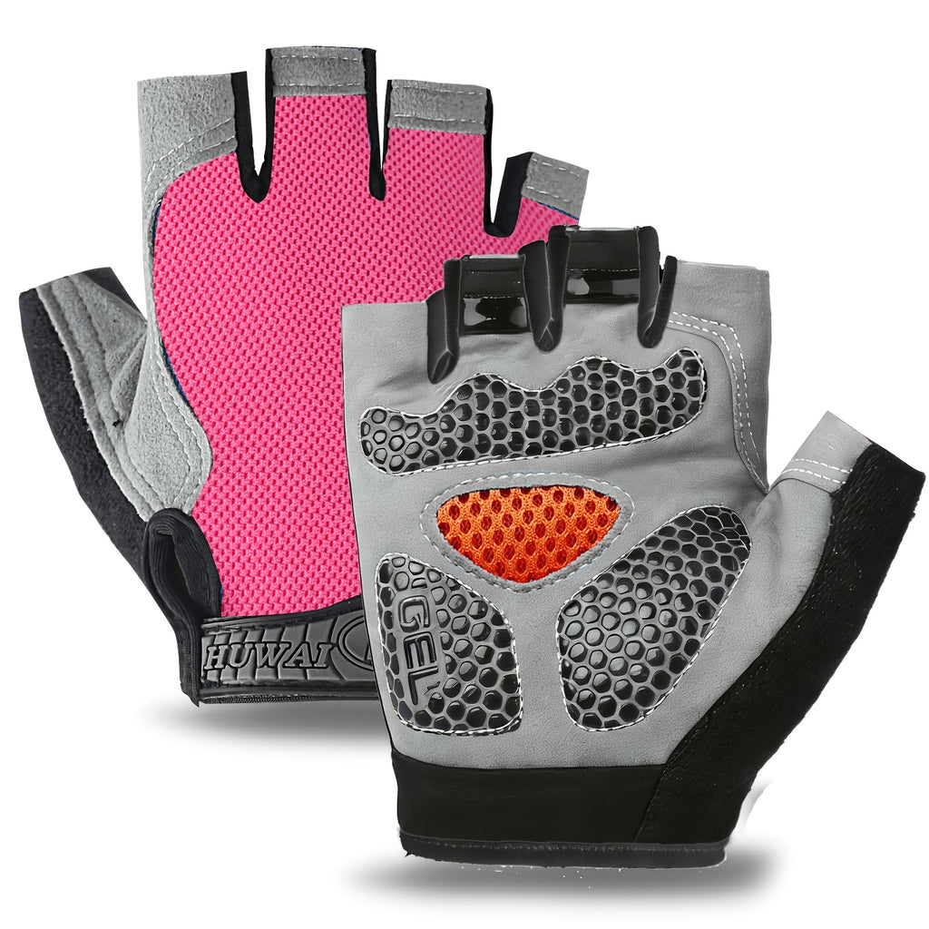 Gants de vélo rose