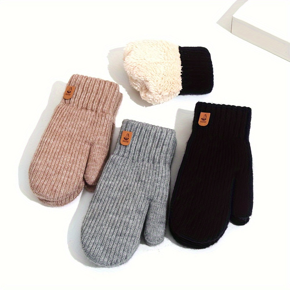Moufle femme portée, usage quotidien hiver