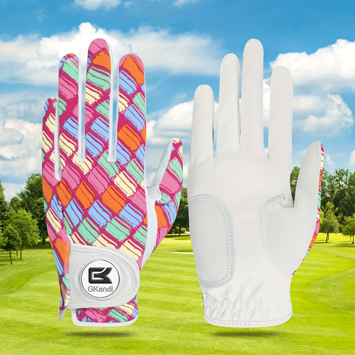 Gant de golf femme, marqueur de balle