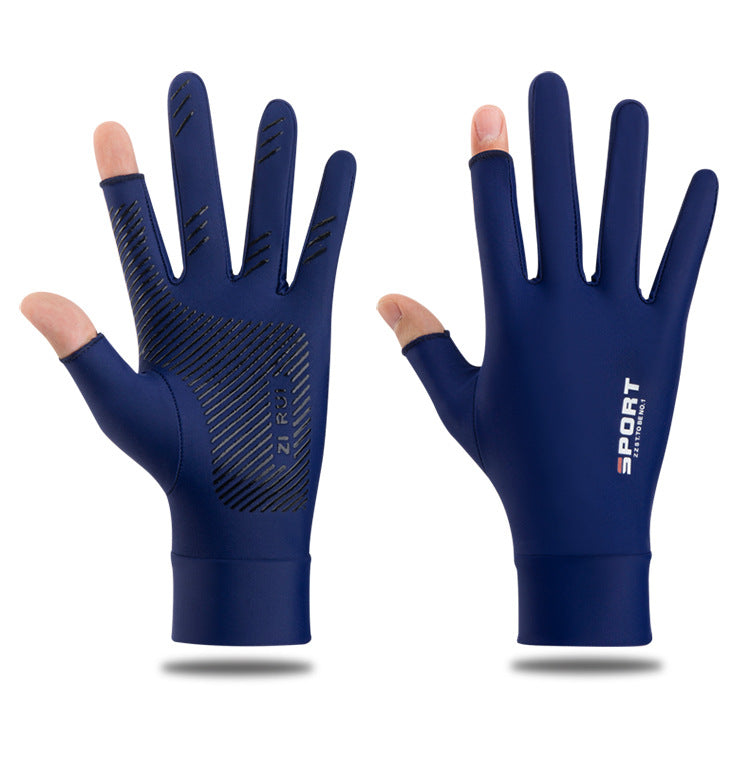 Gants de vélo, vue détail