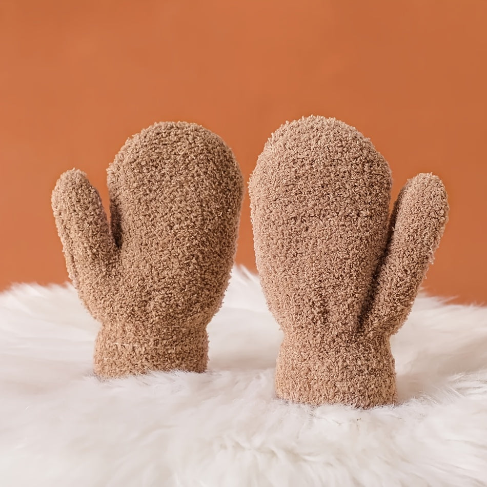 Gants enfant polaire doublée, vue détail