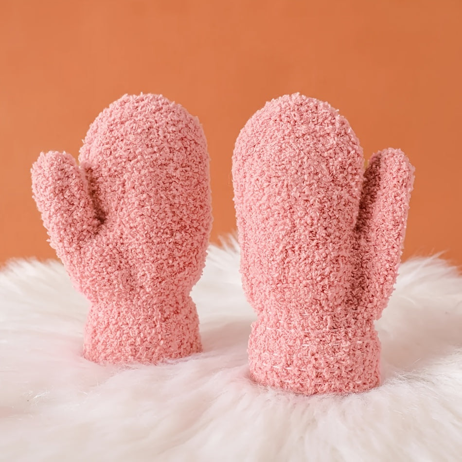 Gants enfant polaire doublée, vue détail