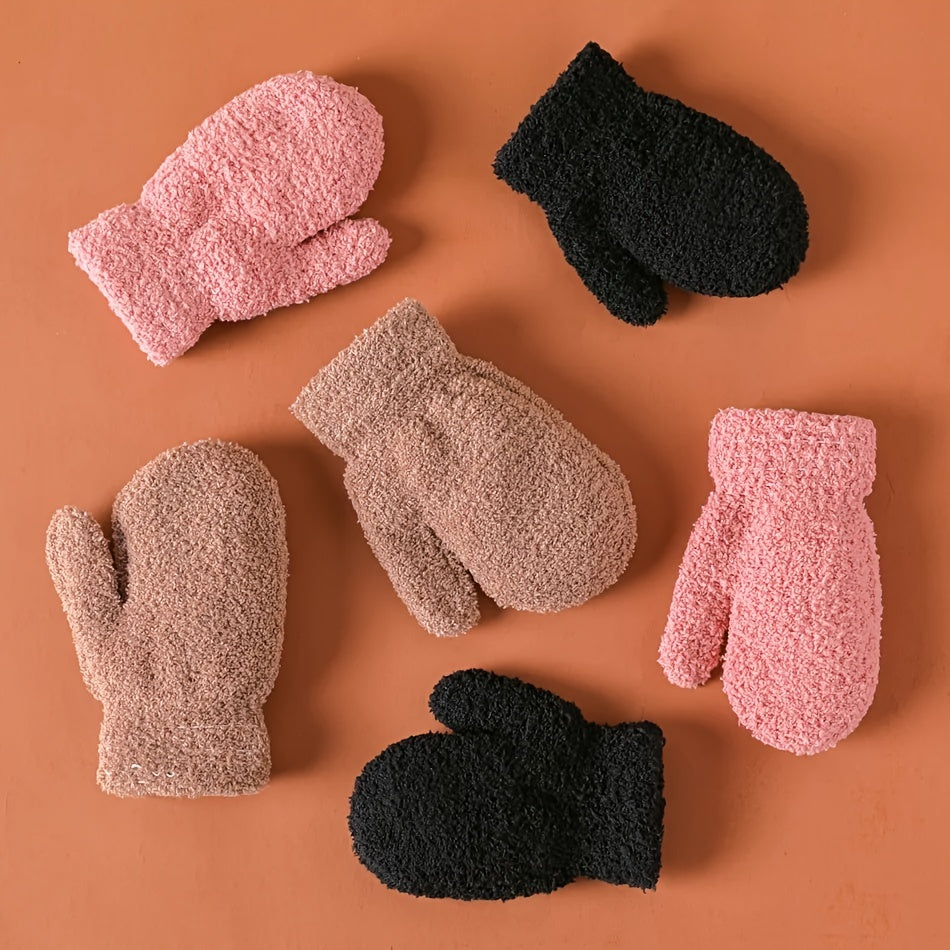 Gants enfant polaire doublée, vue détail