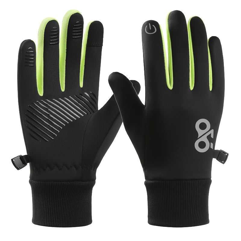Gants de vélo enfant coloris vert