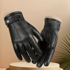 Gants homme cuir noir