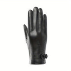 Gants femme peau de mouton, vue complète de la paire