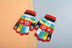 Gants enfant motif flocon de neige, vue détail