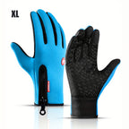 Gants de sport coloris bleu lac, taille XL