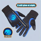 Gants enfant phosphorescents, détail du motif