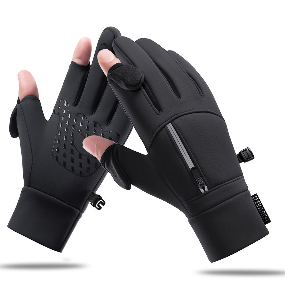 Gants tactiles noir