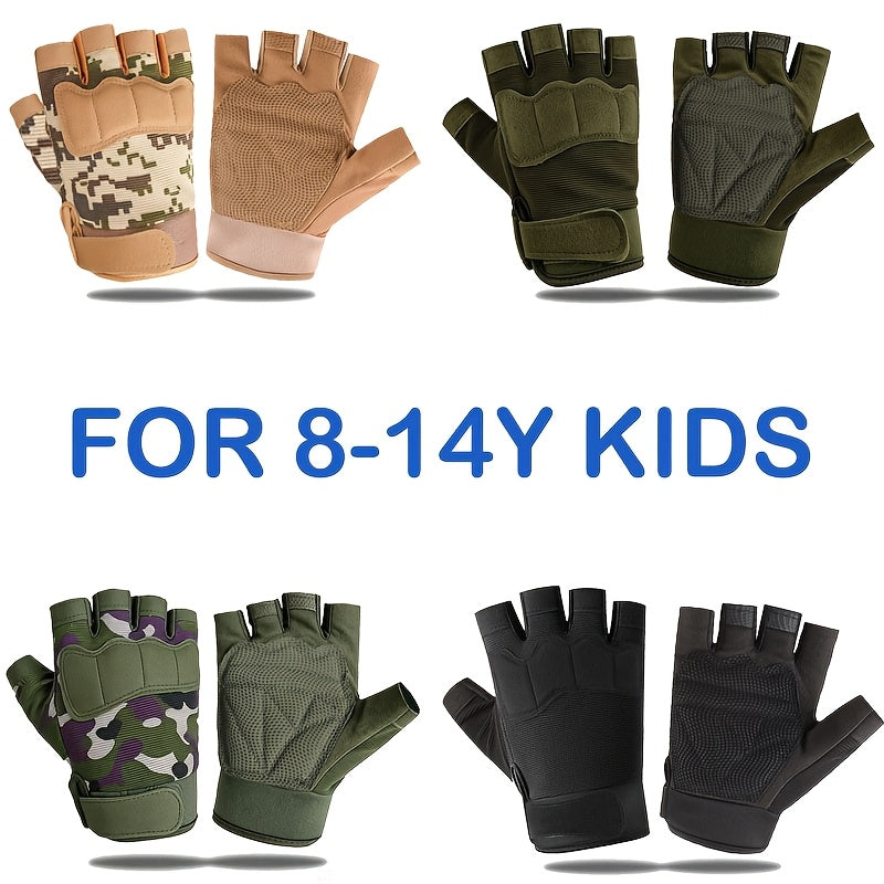 Gants enfant demi-doigts
