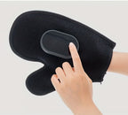 Gant de massage, boutons de commande