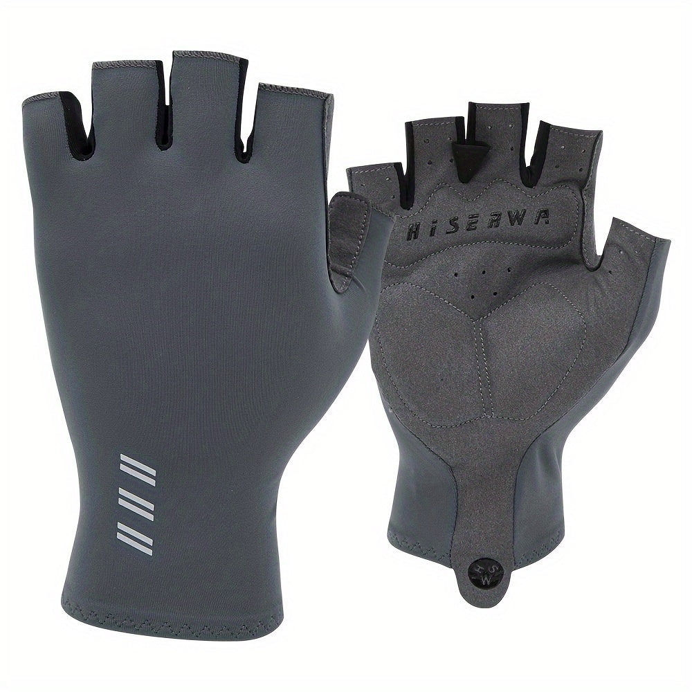 Gants de vélo gris