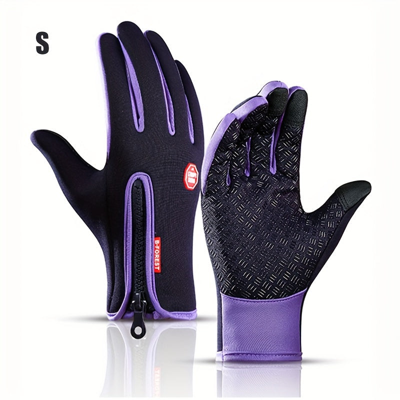 Gants de sport coloris violet, taille S