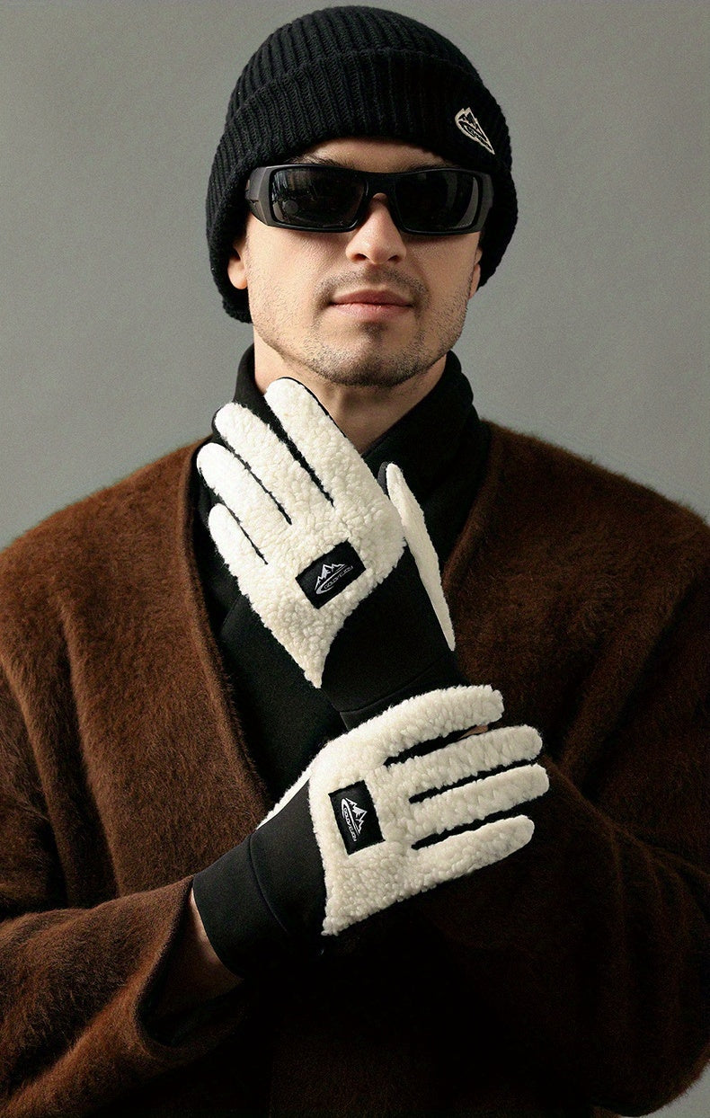 Gants bicolores, tableau des tailles et largeur de paume