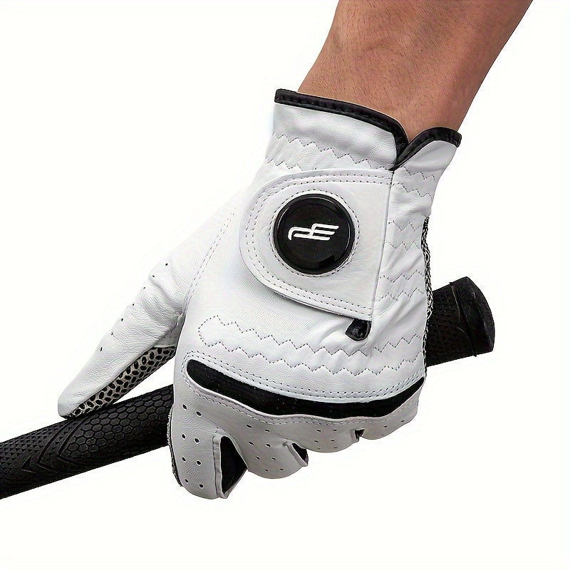 Gant de golf, marqueur magnétique