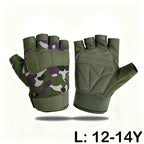 Gants enfant demi-doigts, vue détail