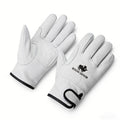 Gants homme cuir blanc