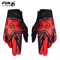 Gants de vélo rouge