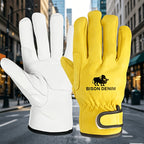 Gants homme cuir, vue détail