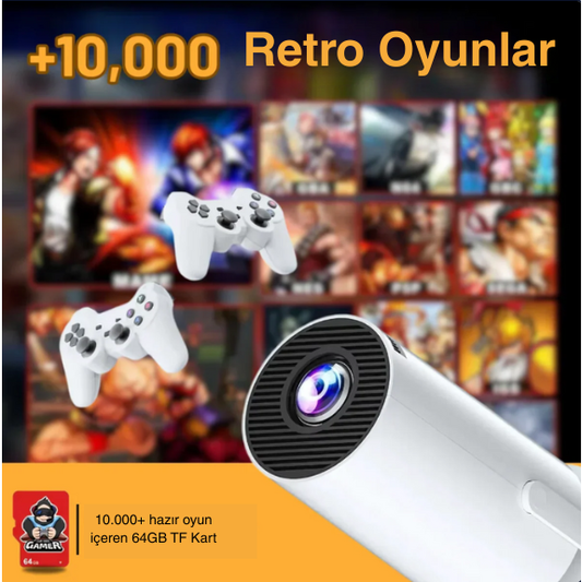 Retro Console Pro – Film ve Oyun Projektörü