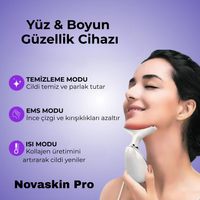 Novaskin Pro ™ Mikro Masaj Yüz Germe Cihazı