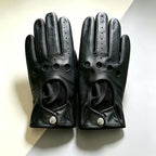 Gant homme cuir, vue portée