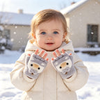 Gants enfant à retournement, vue détail