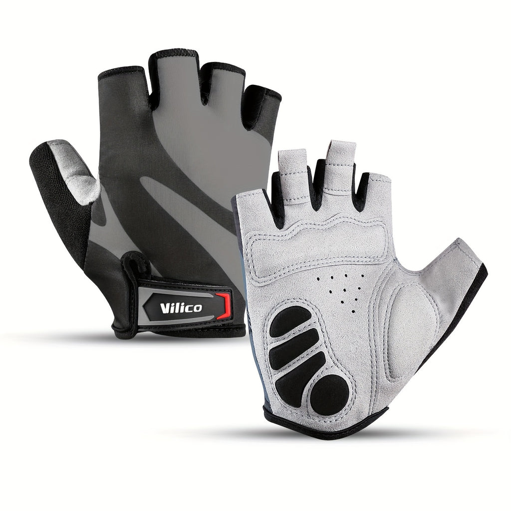 Gants de vélo gris