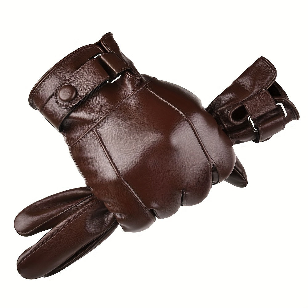 Gants homme marron