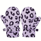 Gants de ski enfant coloris violet