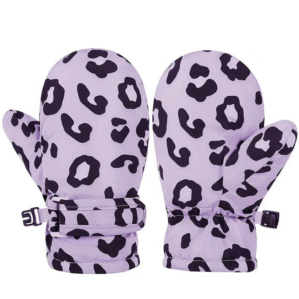 Gants de ski enfant coloris violet