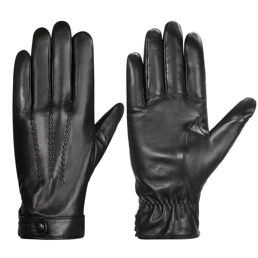 Gants homme cuir noir