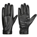 Gants homme cuir noir