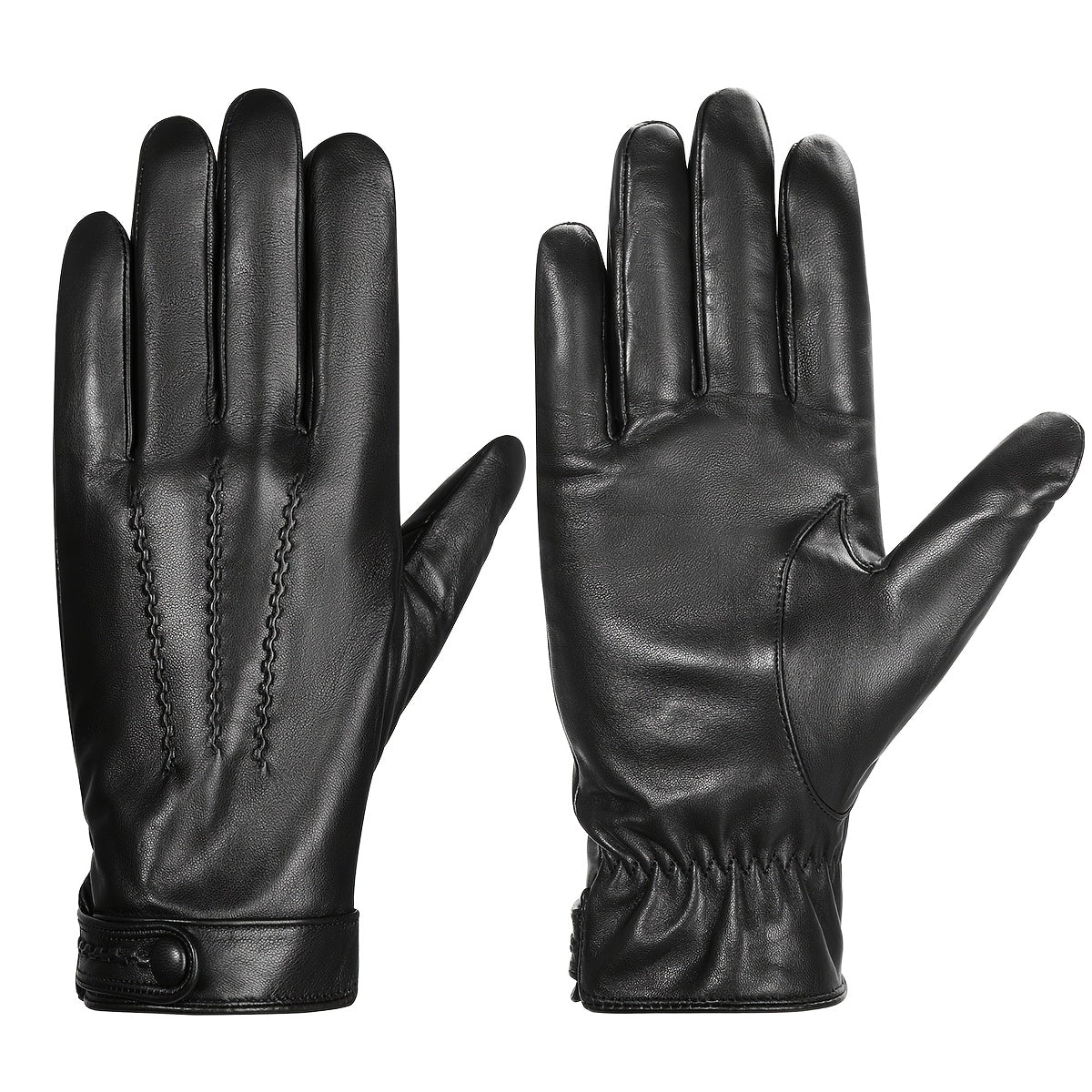 Gants homme cuir noir