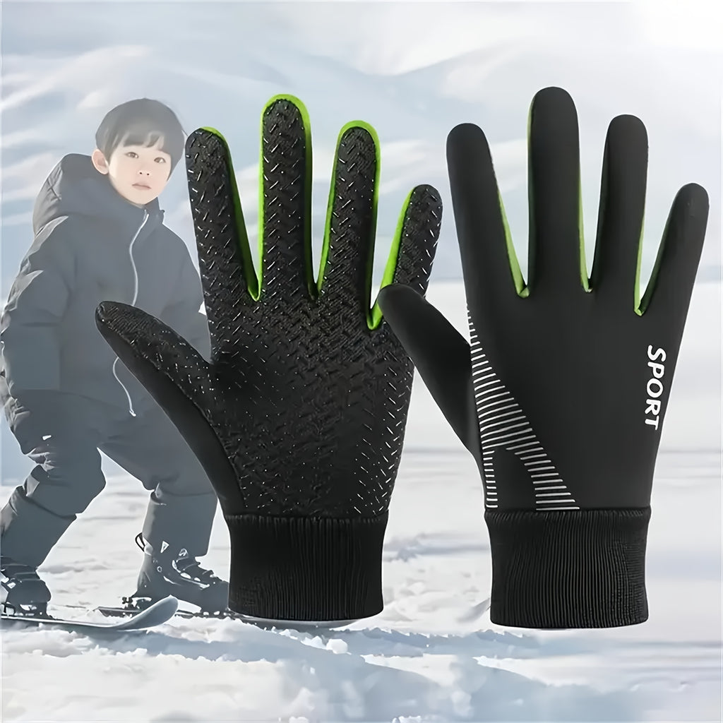 Gants enfant sport extérieur, vue détail